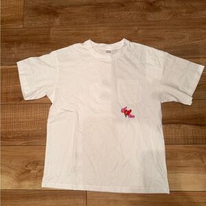 Chrome Hearts White Tee with Red Graphic